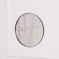 Wall Mirror - Black - Round - 50cm x 50cm