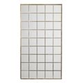 Blakely Wall Mirror - Antique Gold Window - 100cm x 180cm
