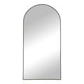Madrid Mirror - Arch - Floor Standing - Black - 90cm x 180cm