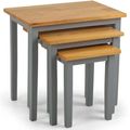 Cleo Grey and Oak Nest of 3 Tables