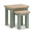 Salcombe Sage Oak Nest of 2 Tables