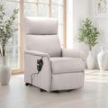 Helena Pebble Faux Leather Recline Chair