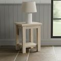 Modern Country Oak - Lamp Table - Square