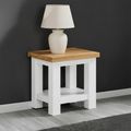 Lundy Lamp Table - White Painted