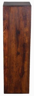 Cube Solid Sheesham Wood Medium Pedestal Table