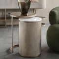 Belvedere Side Tables - Aged Gold - Nest of 2 - Round
