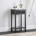 Lindon End Table - 1 Drawer - Black