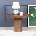 Puddle Mango Wood Side Table - Brown