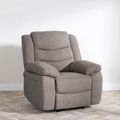 Windsor Brown Fabric Recliner Armchair
