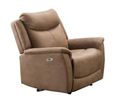 Arizona Electric Recliner Armchair - Caramel Fabric