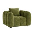 Venice Armchair - Green Fabric