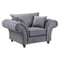 Windsor Armchair - Fullback - Grey