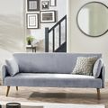 Andi Grey Fabric Sofa Bed - 2 Seater - Click Clack