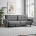 Monza Sofabed - Grey Linen Fabric