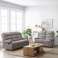 Windsor Recliner Sofa Suite - 3+2 - Latte Fabric