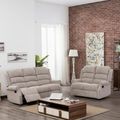 Windsor Recliner Sofa Suite - 3+2 - Natural Fabric
