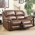 Farnham 2 Seater Recliner Sofa - Tan Leather