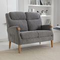 Lisbon 2 Seater Sofa - Steel Blue Fabric