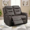 Harrogate 2 Seater Recliner Sofa - Brown Fabric