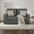 Hampton 2 Seater Sofa  Dark Grey Fabric