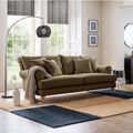 Arlan Hunter Fabric 3 Seater Sofa