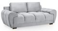 Azzuro Sofa - Grey Velvet Fabric - 2 Seater