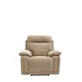 Cadenza Camel Fabric Electric Recliner Armchair