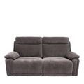 Cadenza Charcoal Fabric 2 Seater Electric Recliner Sofa