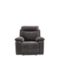 Cadenza Charcoal Fabric Electric Recliner Armchair