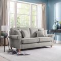 Carina Mink Fabric 3 Seater Sofa