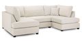 Carnaby U Shape Corner Sofa - Classic Beige Fabric