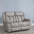 Dylan Sandstone Fabric 2 Seater Electric Recliner Sofa