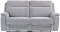 Havana Silver Grey Fabric 3 Seater Electric Recliner Sofa