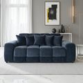 Jacob Sofa - Black Fabric - 3 Seater