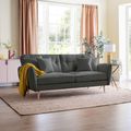 Kendal Charcoal Fabric 3 Seater Sofa