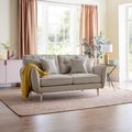 Kendal Mink Fabric 2 Seater Sofa