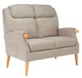 Lisbon Taupe Fabric 2 Seater Sofa