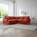 Marigot Apricot Fabric 2 Corner 2 Sofa