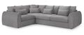 Mirabel Corner Sofa - Grey Fabric - LHF