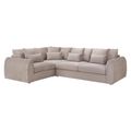 Mirabel Corner Sofa - Mocha Fabric - RHF