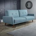 Monza Sofabed - Blue Fabric