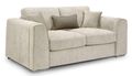 Naples Sofa - Beige Fabric - 2 Seater