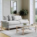 Narva Dove Grey Fabric 2.5 Seater Sofa