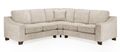 Nebraska Corner Sofa Suite - Beige Fabric - Large