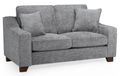 Nebraska Sofa - Slate Grey Fabric - 2 Seater