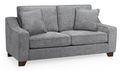 Nebraska Sofa - Slate Grey Fabric - 3 Seater