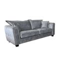 Serena Sofa - Silver Grey Fabric - 3 Seater