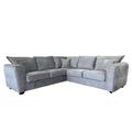 Serena Corner Sofa - Silver Grey Fabric