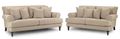 Summer Sofa Set - Beige Fabric - 3+2 Seater