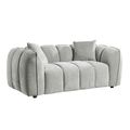 Venice Sofa - Grey Fabric - 2 Seater